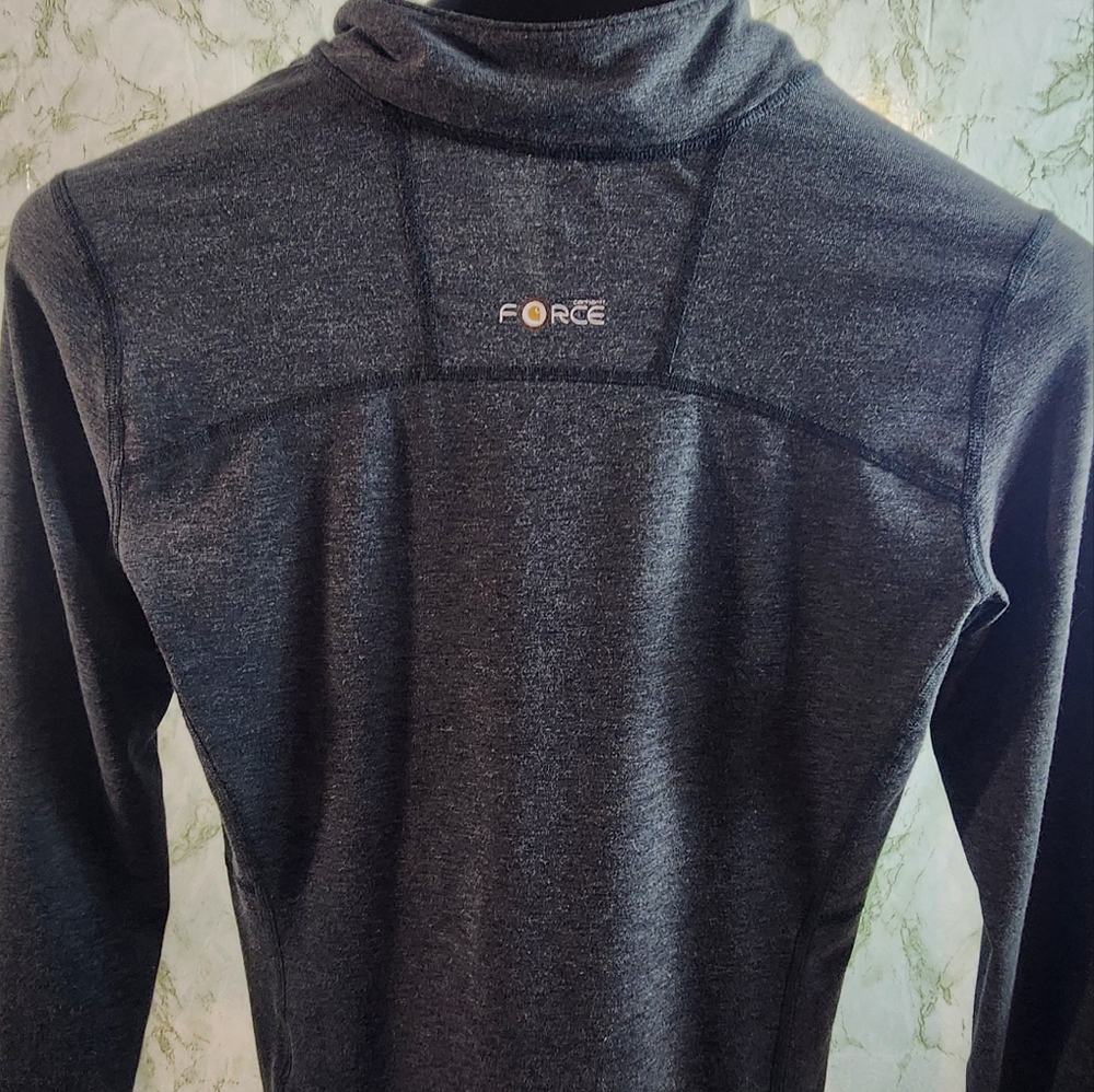 Carhartt Force Gray 1/4 Zip Top - Picture 9 of 12
